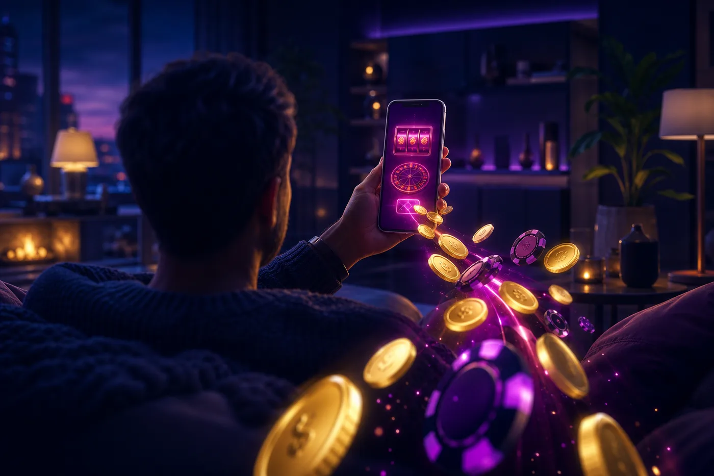 Spelare som begär ett uttag i Nvcasinos kassa på mobilen